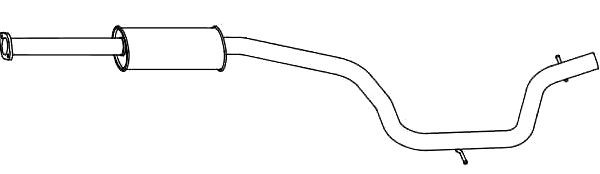 VEGAZ Panela de escape dianteira VOS-183 VEGAZ VOS-183 Panela de escape dianteira VOLVO 960 II Sedan (964) a um preço acessível