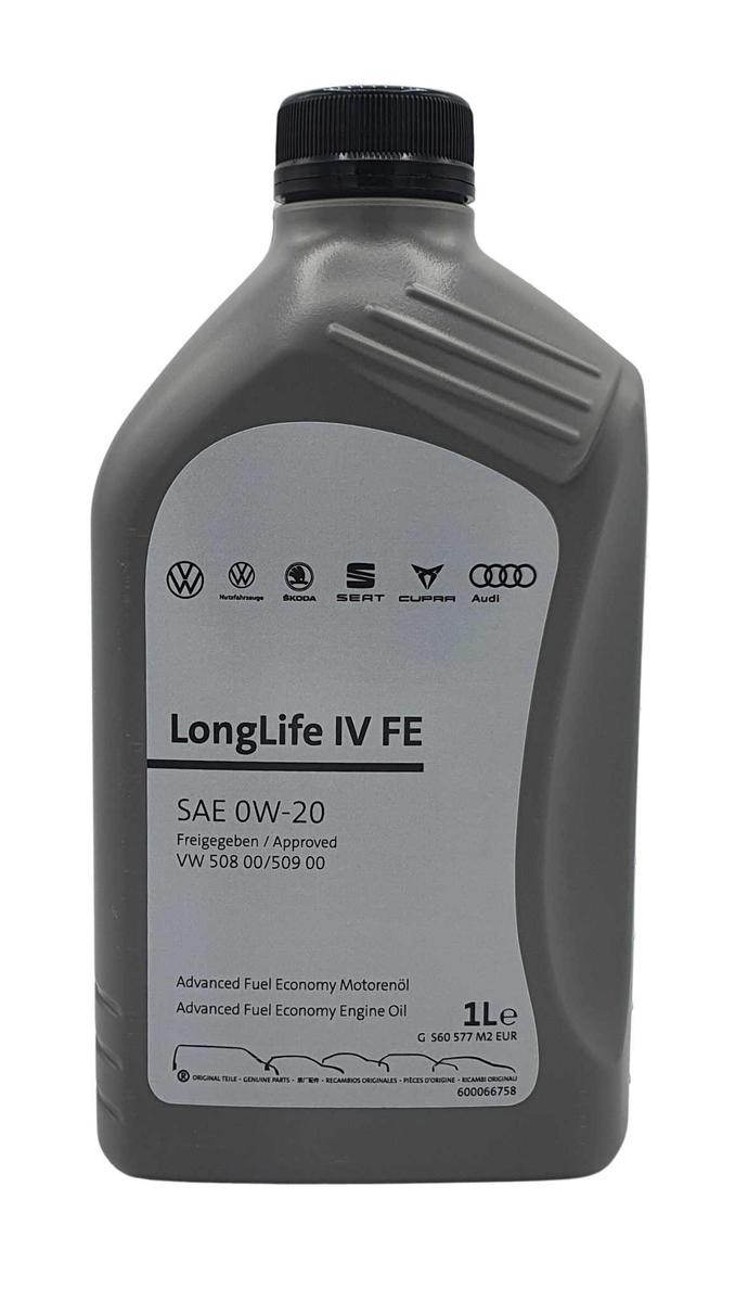 Huile moteur VAG GS60577M2 Huile moteur VAG Longlife, IV FE GS60577M2 prix Pièces moteur Porsche Cayenne 9YA