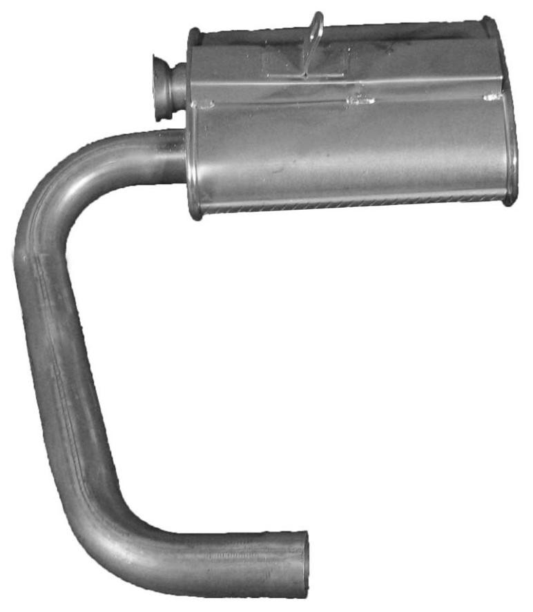 IZAWIT Front Silencer 07.081 SUBARU Brat / MV IZAWIT front silencer 07081