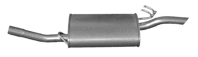 IZAWIT Panela de escape traseira 14.007 IZAWIT 14.007 Panela de escape traseira Korando II SUV preço