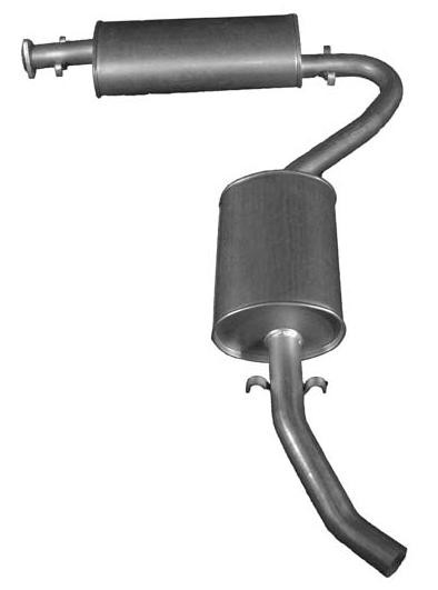 IZAWIT Einddemper 14.084 IZAWIT 14.084 Achterdemper voor de uitlaat Hyundai H-1 originele