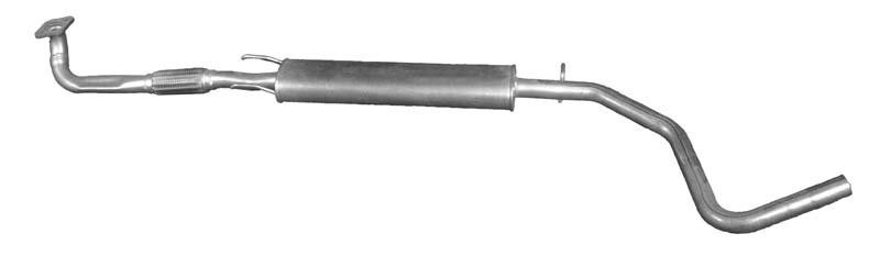 IZAWIT Mittelschalldämpfer 14.111 Mitteltopf IZAWIT Fiat IDEA 14.111