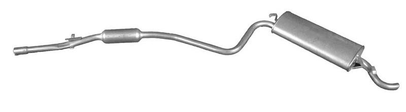 IZAWIT Bakre ljuddämpare 14.581 14.581 IZAWIT ljuddämpare FIAT 128