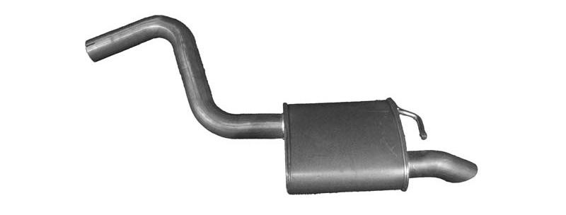 Rear silencer IZAWIT 17.230 IZAWIT 17.230 FORD MONDEO 2017 exhaust silencer price
