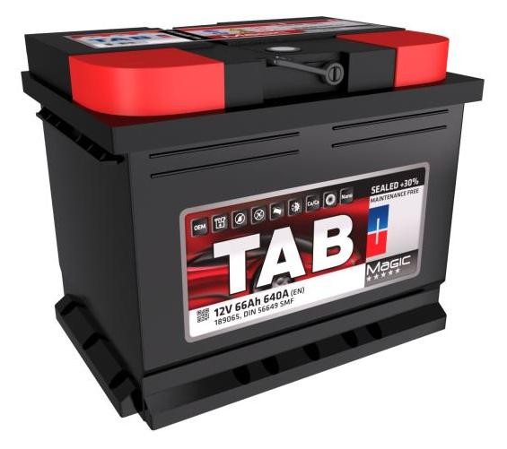 TAB Startbatteri 189065 TAB 189065 Bilbatteri Volvo 460 L originale