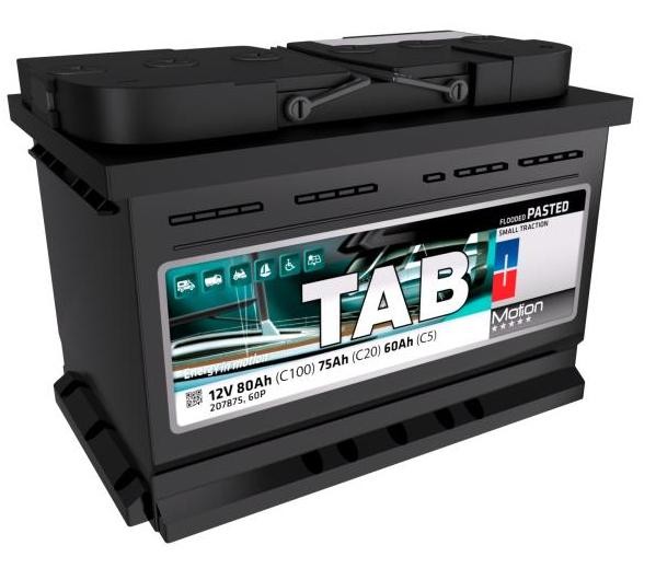 TAB Startbatteri 207875 TAB 207875 Bilbatteri FORD TOURNEO COURIER originale