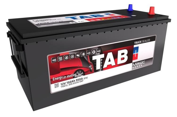 TAB Startbatteri 435612 Bilbatteri TAB Volvo V40 Stasjonsvogn Magic Truck 435612