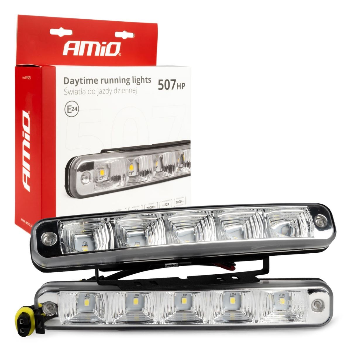 AMiO Jogo de luzes de circulação diurna 01523 Luz de circulação diurna AUDI AMiO 01523