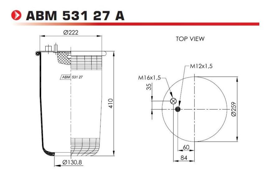 NEOTEC Luftfederbalg ABM53127A ABM53127A Federbalg, Luftfederung BMW 3er NEOTEC kaufen