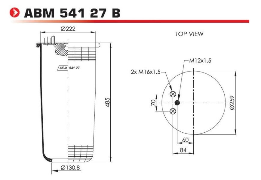 NEOTEC Luftfederbalg ABM54127B ABM54127B Luftfederung NEOTEC TESLA Kosten