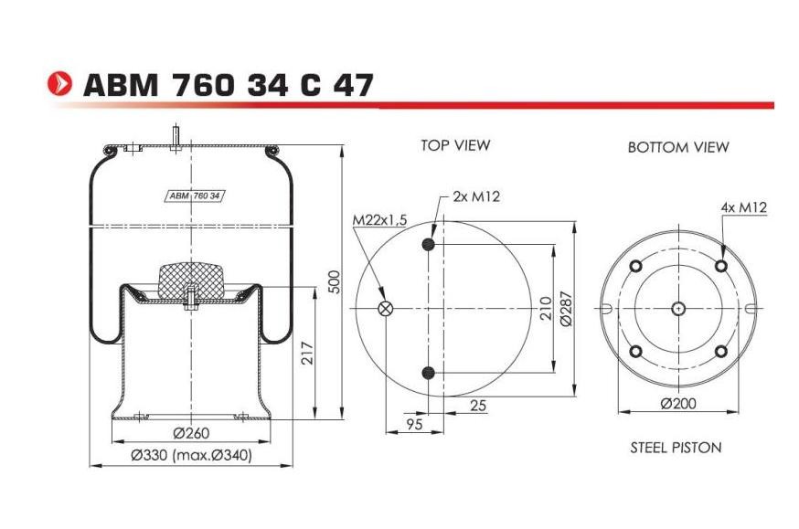 NEOTEC Metallipalje, ilmajousitus ABM76034C47 Metallipalje, ilmajousitus NEOTEC
