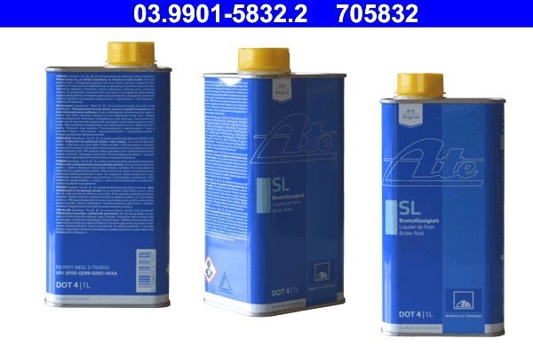 ATE Bremsevæske 03.9901-5832.2 ATE 03.9901-5832.2 Bremsevæske 570GT originale pris