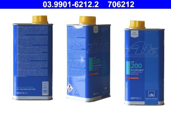 ATE Υγρά φρένων 03.9901-6212.2 Υγρά φρένων ATE CAPTUR 03.9901-6212.2 φθηνά
