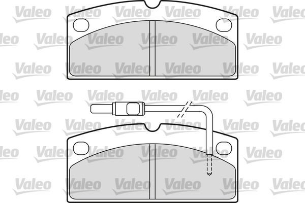 VALEO Τακάκια φρένων 601650 VALEO 601650 Τακάκια φρένων AIXAM D-Truck Pick-up 0.6 15 PS 2020