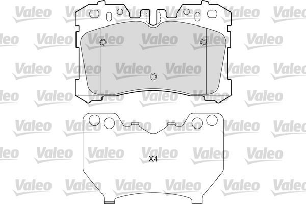 VALEO Piduriklotsid 601654 601654 VALEO Sport piduriklotsid Lexus odav