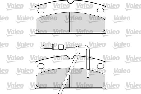 VALEO Τακάκια φρένων 601665 VALEO 601665 Τακάκια φρένων AIXAM D-Truck Pick-up 0.6 15 PS 2021