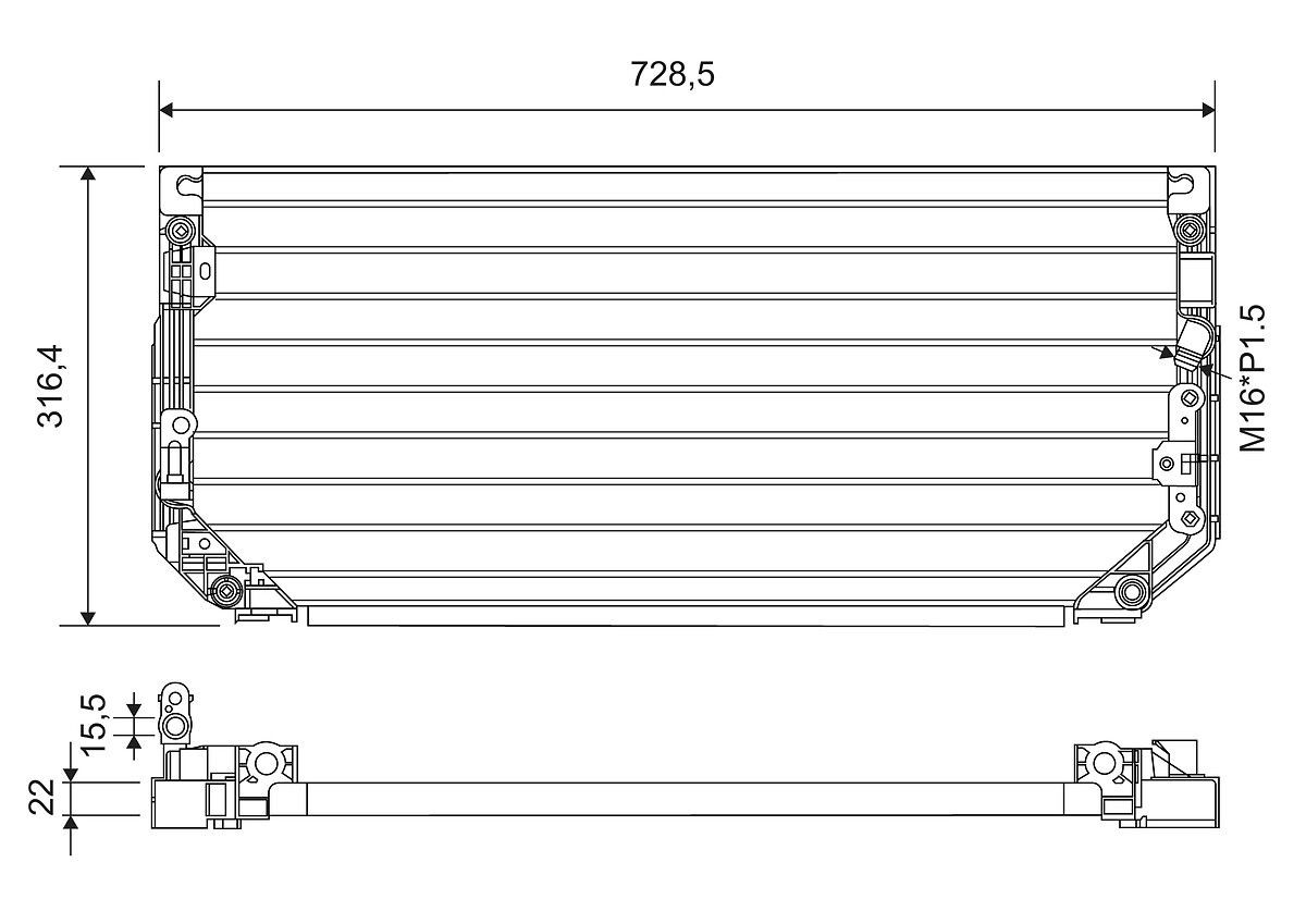 VALEO Lauhdutin, ilmastointilaite 812697 812697 VALEO Ilmastoinnin lauhdutin SAAB 900