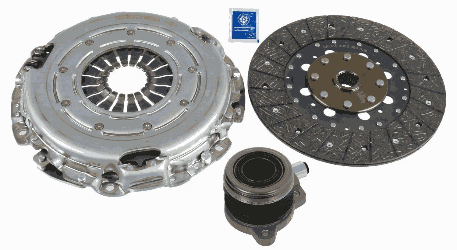 SACHS Koppelingsset 3000 990 514 SACHS 3000 990 514 Koppelingsset OPEL Antara (L07) 2.4 4x4 167 Pk 2012