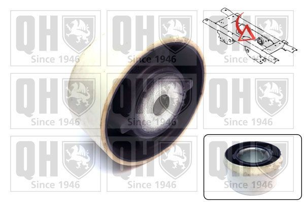 QUINTON HAZELL Axle bush EMS8765 QUINTON HAZELL EMS8765 BMW 6 Series silent blocks replacement