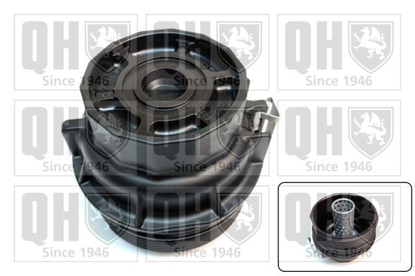 QUINTON HAZELL Tampa, caixa do filtro de óleo QOC1034 Cárter do filtro de óleo e junta QUINTON HAZELL Mercedes-Benz SLC QOC1034