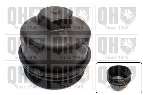 QUINTON HAZELL Deksel, oliefilterbehuizing QOC1037 Land Rover RANGE ROVER Oliefilterhuis / pakking QUINTON HAZELL QOC1037