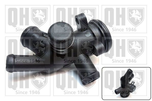 QUINTON HAZELL Kjølevæskeflens QTH1023CF Slanger / rør Land Rover Defender L316: Kjølevæskeflens QUINTON HAZELL QTH1023CF