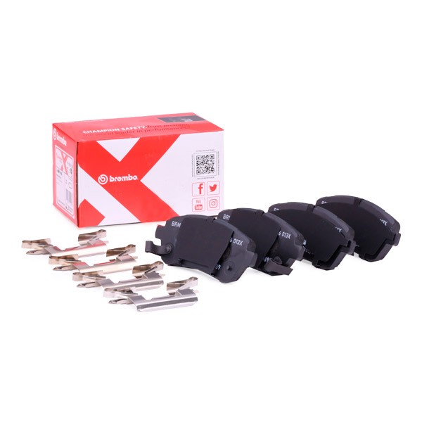 Jarrupalat, levyjarru BREMBO P 16 013X BREMBO Xtra P 16 013X MAZDA 2 2007 Takajarrupalat ja etujarrupalat