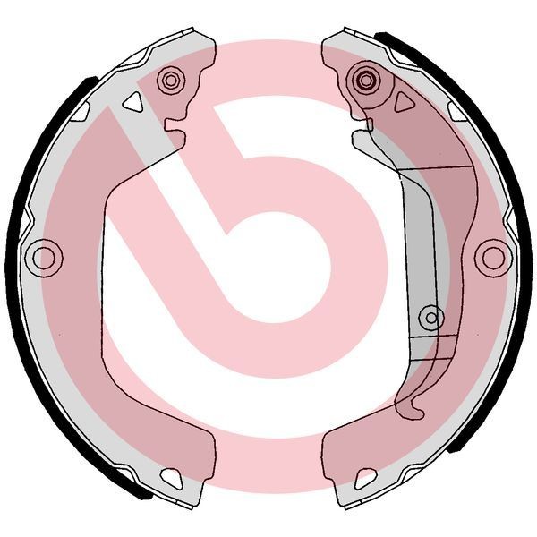 BREMBO Kit ganasce freni S 10 521 S 10 521 Ganasce freno BREMBO CHEVROLET LACETTI costo