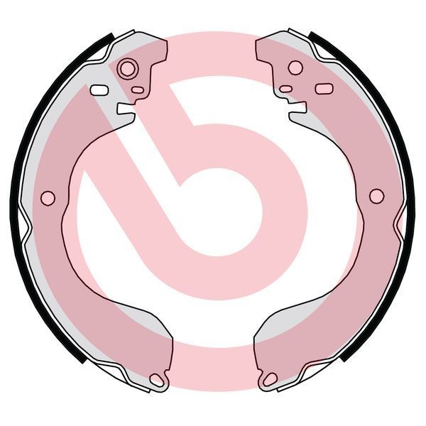 Kit ganasce freni BREMBO S 37 511 BREMBO S 37 511 Ganasce anteriore e posteriore Nissan JUKE 2014