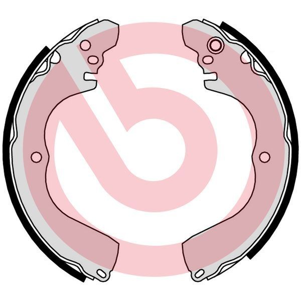 Bremsbackensatz BREMBO S 54 525 BREMBO S 54 525 MITSUBISHI OUTLANDER 2002 Bremsbeläge für Trommelbremsen