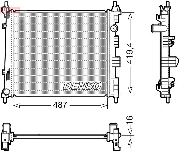 DENSO Kylare DRM46069 DRM46069 Kylare DENSO NISSAN 200 SX