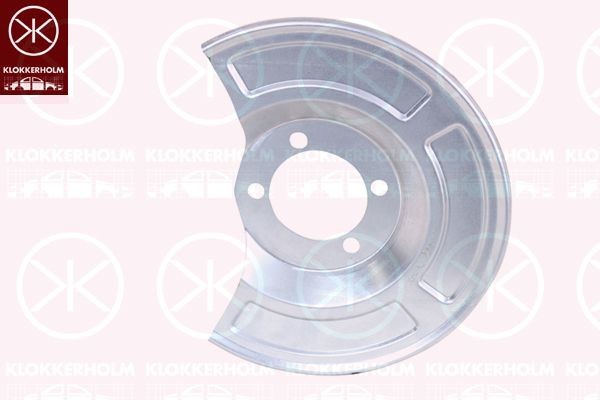 KLOKKERHOLM Bremseskjold 8183878 8183878 Skvettbord TOYOTA HIACE KLOKKERHOLM