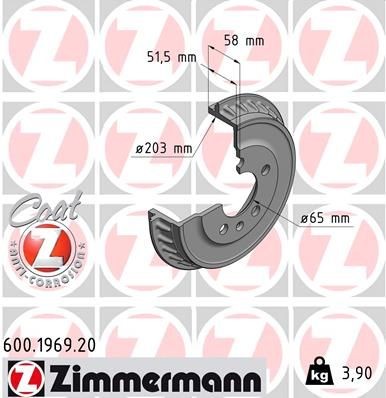 ZIMMERMANN Bromstrumma 600.1969.20 JEEP bromstrummor ZIMMERMANN 600.1969.20