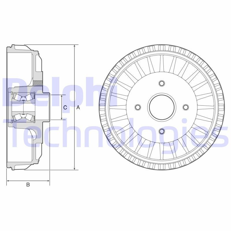 DELPHI Bromstrumma BFR768 Lada Kalina Kombi 2194 Bromstrumma DELPHI BFR768