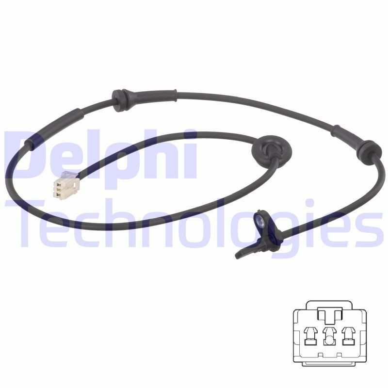 DELPHI ABS-Sensor SS20622 SS20622 Raddrehzahlsensor ALFA ROMEO 33 DELPHI kaufen