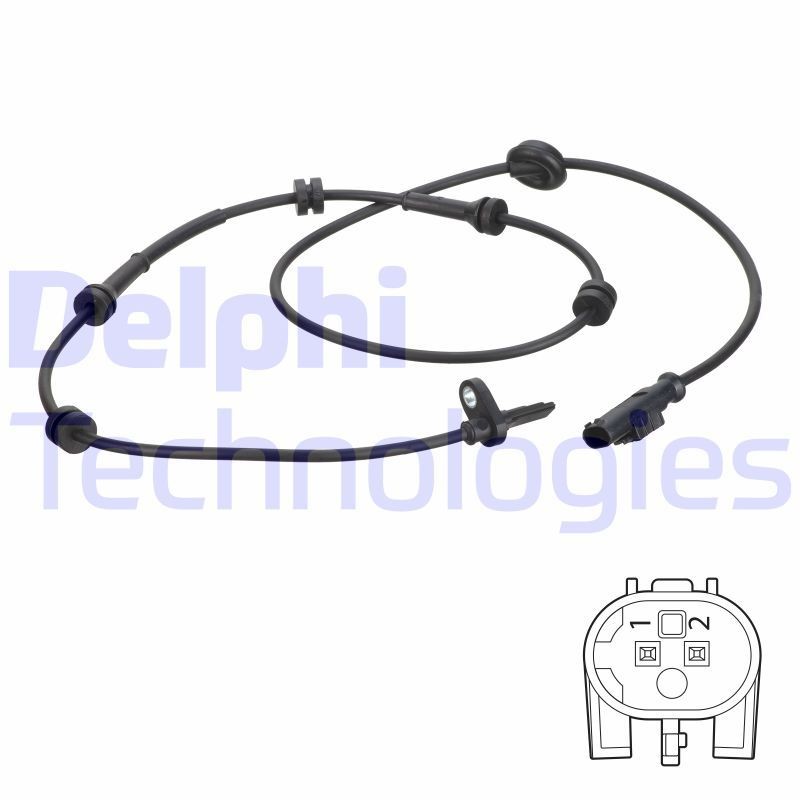 DELPHI Sensor, ABS SS20638 DELPHI SS20638 ABS sensor ALFA ROMEO Giulia Sedan (105) til en fordelagtig pris