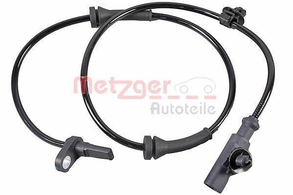 METZGER Wielsnelheidssensor (ABS) 09001289 Peugeot PARTNER Wielsensor METZGER 09001289