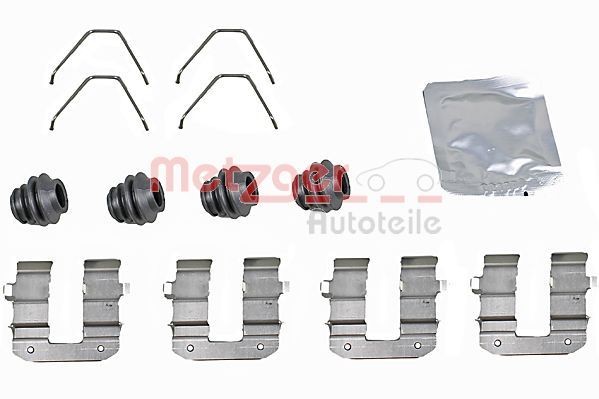 METZGER Monteringssett, bremseklosser 109-0094 109-0094 Tibehørsett, skivebremse belegg KIA PICANTO METZGER