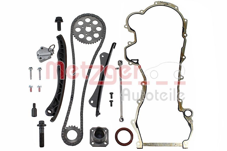 Timing chain kit METZGER 7490006 METZGER 7490006 Citroen NEMO 2008 Timing chain set price