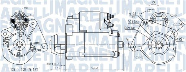 MAGNETI MARELLI Štartér 063721275010 063721275010 MAGNETI MARELLI Štartér Ford lacné