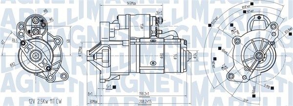 MAGNETI MARELLI Μίζα 063721416010 Μίζα CITROËN MAGNETI MARELLI 063721416010
