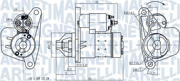 MAGNETI MARELLI Startmotor 063721418010 063721418010 MAGNETI MARELLI startmotor RENAULT GRAND SCÉNIC