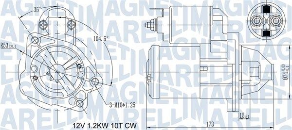 Štartér MAGNETI MARELLI 063721469010 MAGNETI MARELLI 063721469010 Štartér MAZDA 3 2014