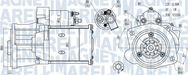 MAGNETI MARELLI Startmotor 063721491010 063721491010 MAGNETI MARELLI startmotor RENAULT GRAND SCÉNIC
