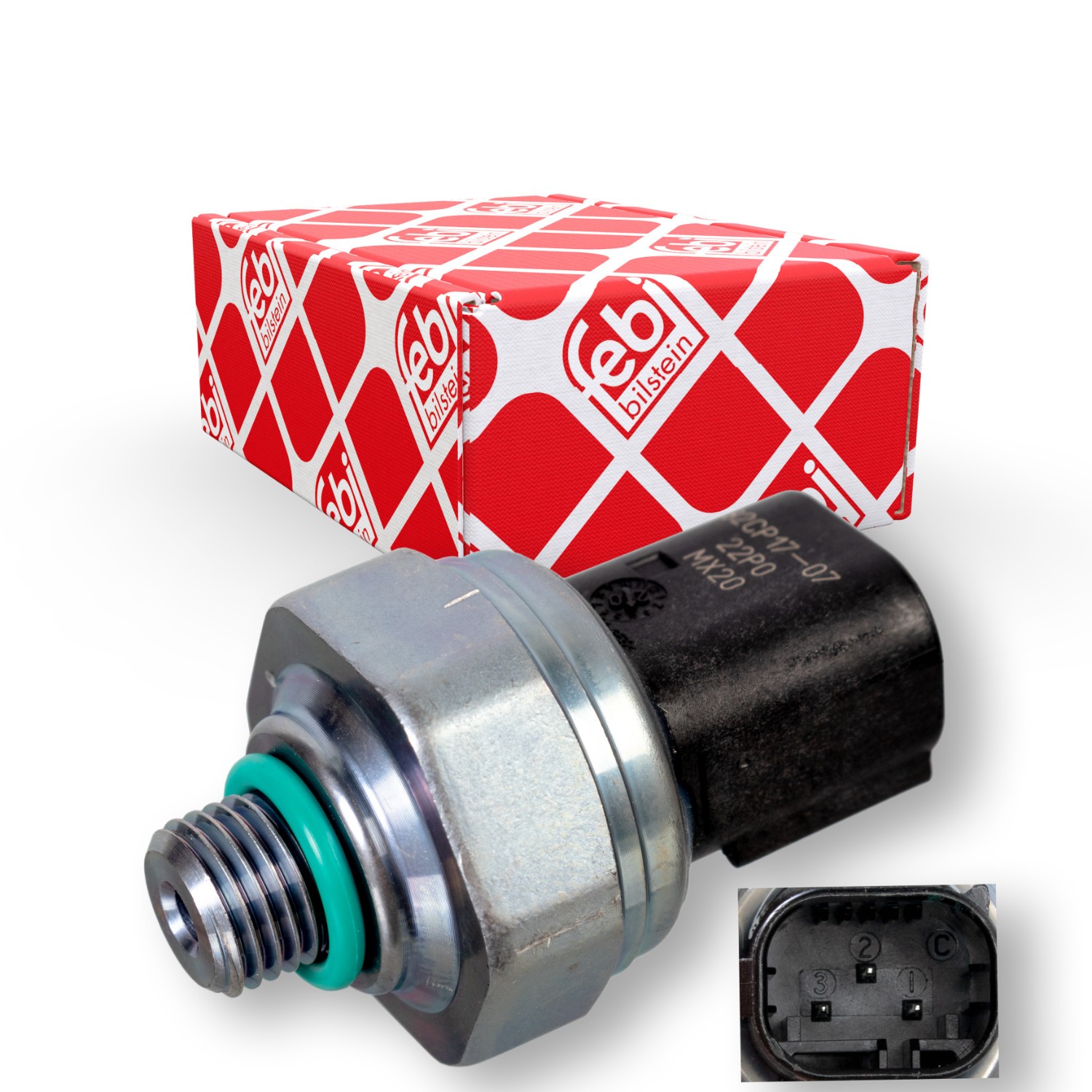 FEBI BILSTEIN Tlakový spínač klimatizácie 172236 Klimatizácia BMW 3 Coupe (E46): Tlakový spínač klimatizácie FEBI BILSTEIN 172236