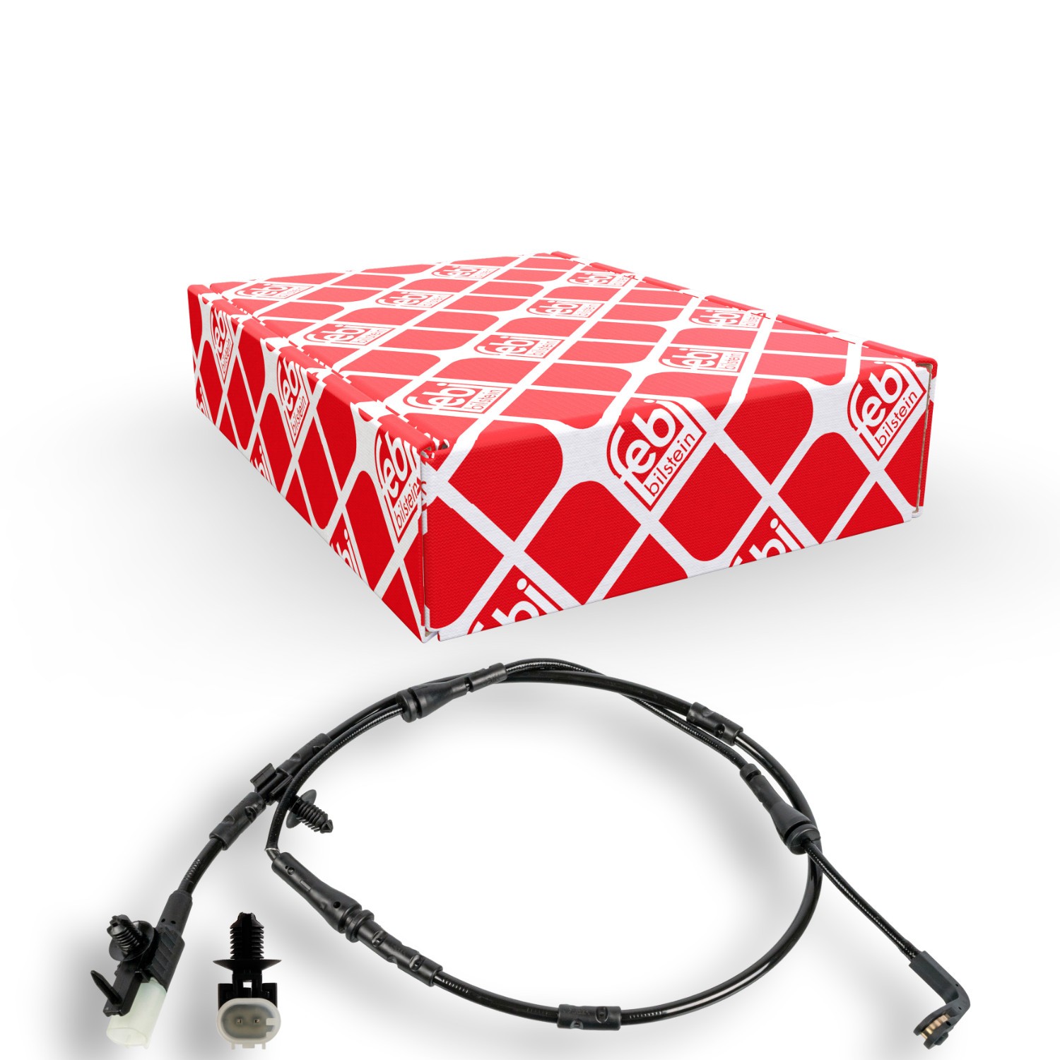 FEBI BILSTEIN Contacto avisador, desgaste da pastilha de travão 172593 FEBI BILSTEIN 172593 originais Sensor pastilha de freio XF Sedan (X260) custo