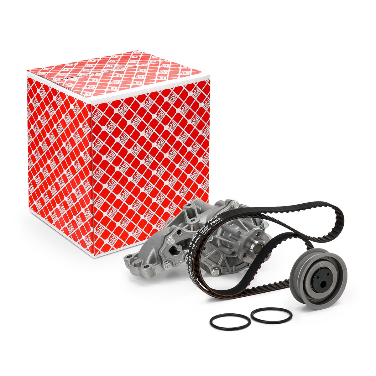 FEBI BILSTEIN Zestaw paska rozrządu + pompa wody 172601 Paski napędowe AUDI Coupe B3 (89, 8B): Zestaw paska rozrządu + pompa wody FEBI BILSTEIN 172601