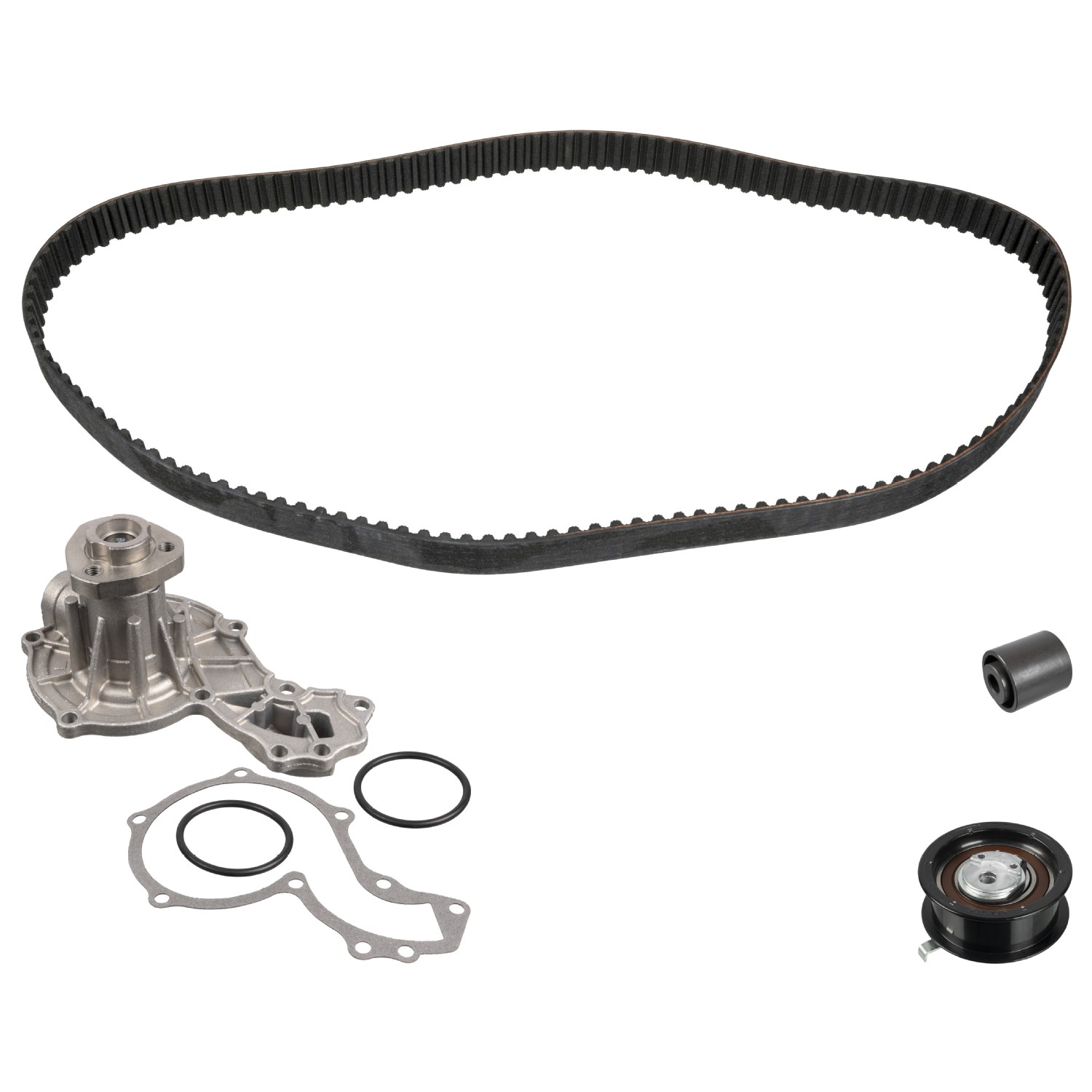 FEBI BILSTEIN Bomba de água + kit de correia dentada 172669 Bomba de água + kit de distribuição FEBI BILSTEIN Kia STINGER 172669