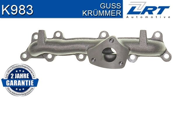 LRT Colector, sistema de escape K983 LRT K983 Coletor de escape Mazda CX-30 originais