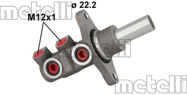 Peapiduri silinder METELLI 05-1158 METELLI 05-1158: Piduri peasilinder Daihatsu TERIOS 2003